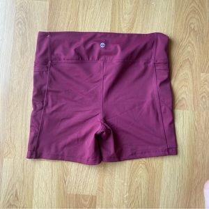 Senita Women's Lux Baseline Shorts (5 in. inseam) Eggplant XL